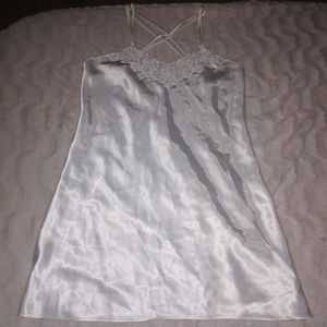 Ivory silky chemise